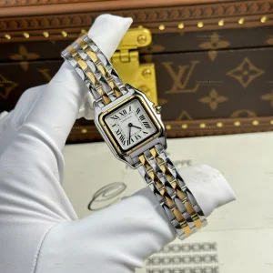 Cartier Panthère Two-Tone 27x36mm – Çelik & Sarı Altın, BV Factory Super Clone Kadın Saati